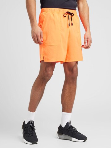 THE NORTH FACE Regular Workout Pants 'SUNRISER' in Orange: front