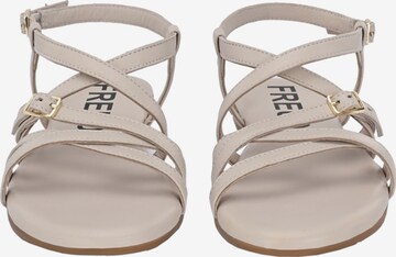 FREUDE Sandalen met riem 'Antares' in Beige