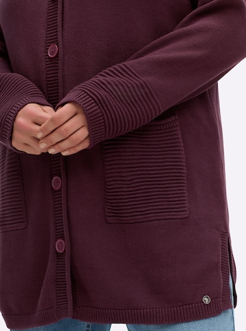 SHEEGO Gebreid vest in Rood