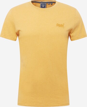 Superdry - Camiseta en amarillo: frente