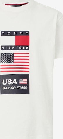 TOMMY HILFIGER Koszulka 'SAILGP' w kolorze biały: przód