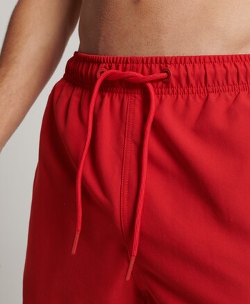 Superdry Zwemshorts in Rood