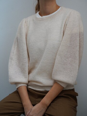 Soft Rebels Trui ' SRTrish ' in Beige