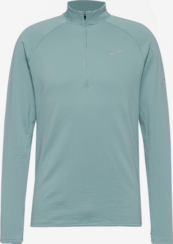 NIKE Performance Shirt 'WINTRZD STRIDE' in Blue: front