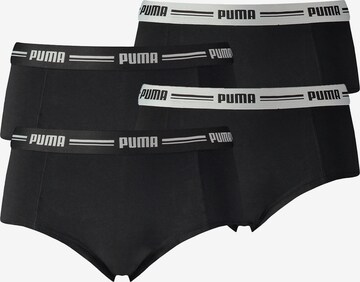 Pantaloncini intimi sportivi di PUMA in nero: frontale
