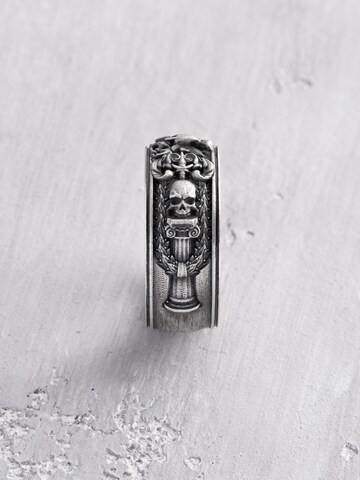 REYTEL Ring 'GLADIATOR. MEMENTO MORI' in Zilver