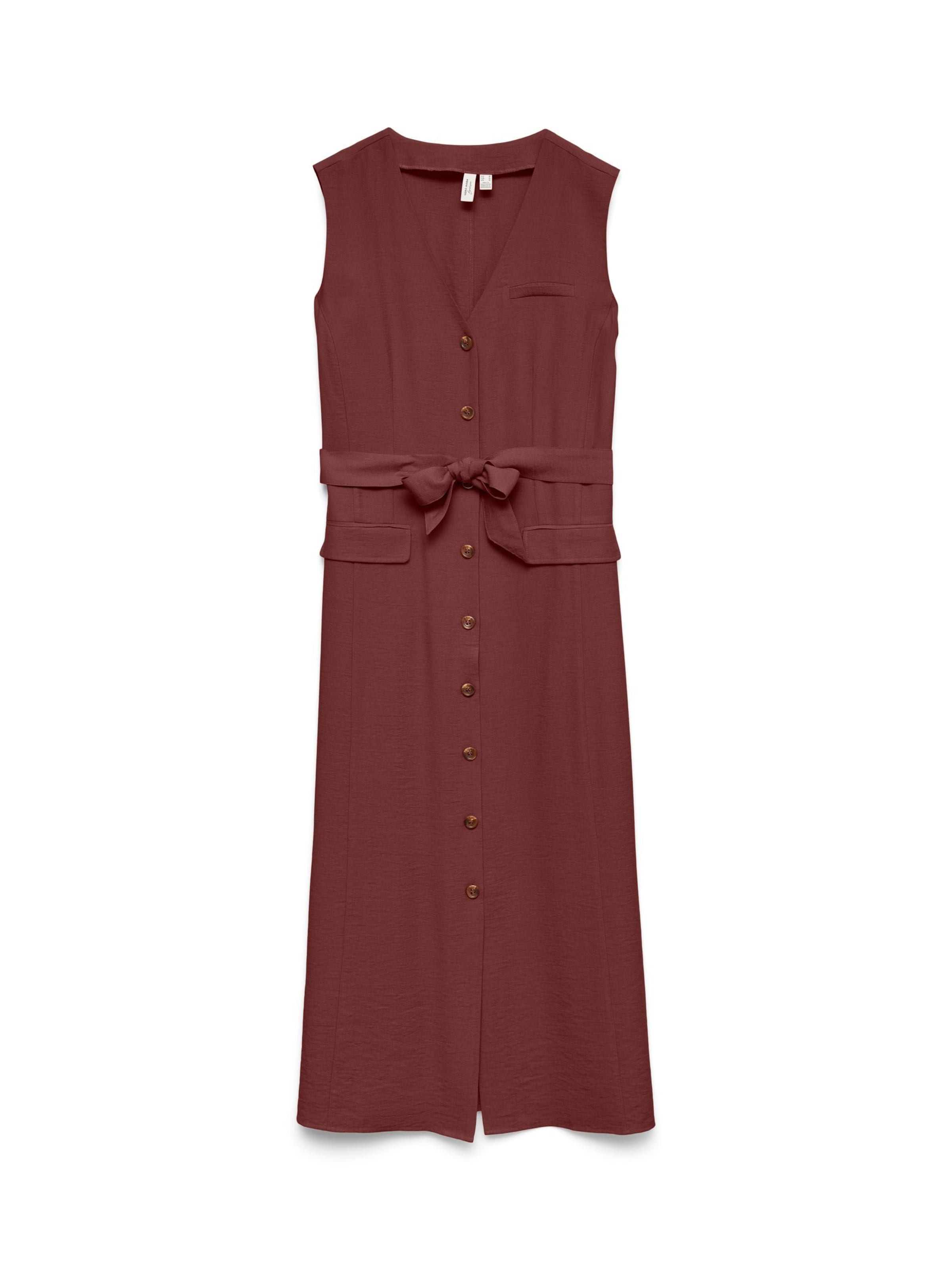 VERO MODA - Vestido camisero 'VMJAYLIN' en rojo: frente