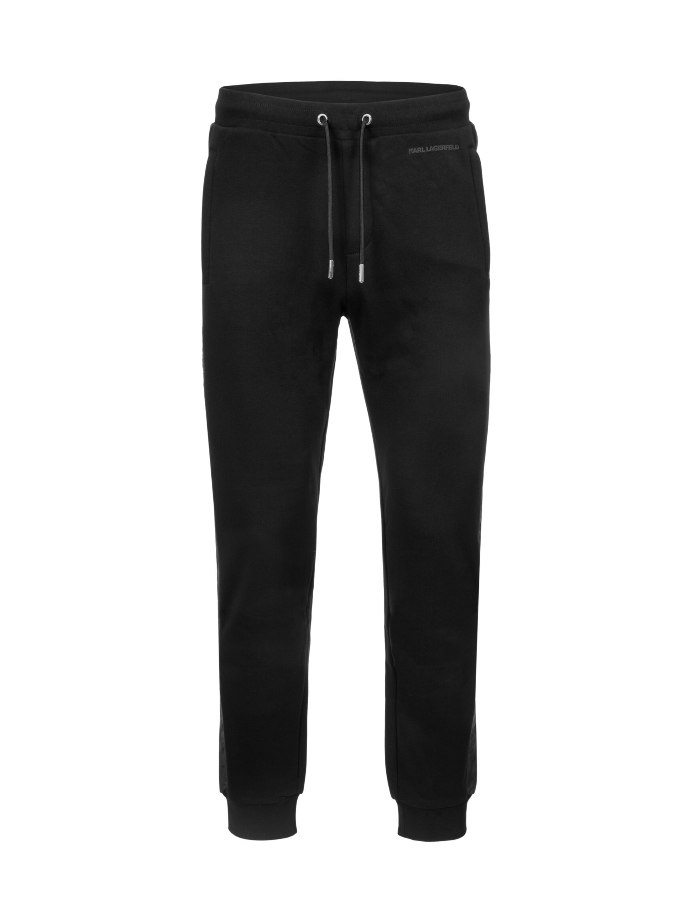 Karl Lagerfeld - Regular Calças ' 705036 ' em preto: frente