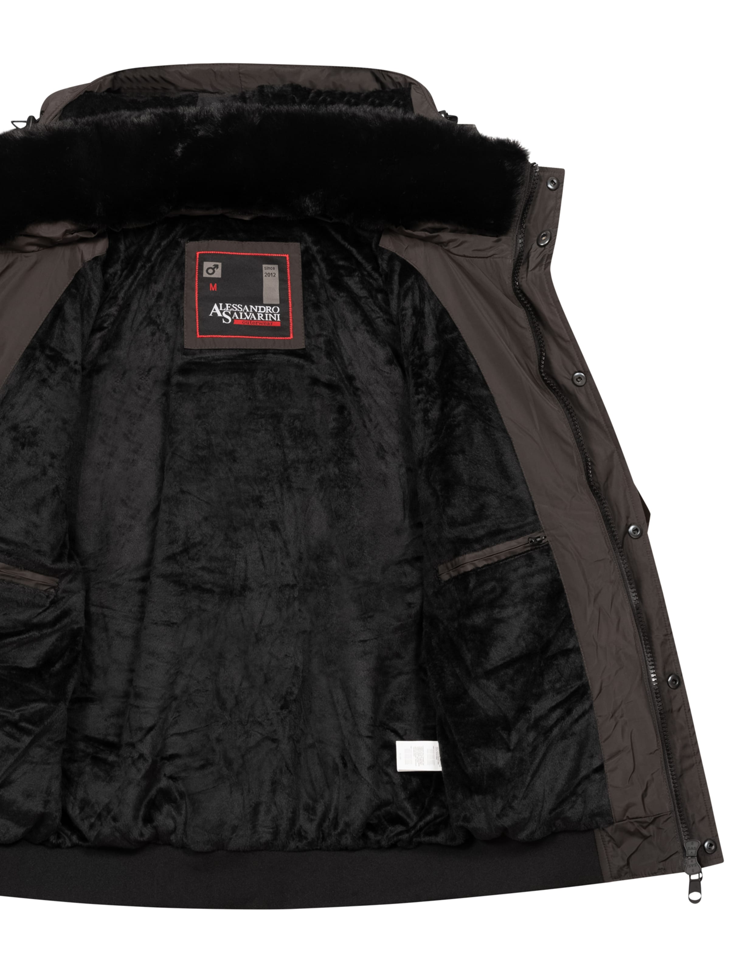 Alessandro Salvarini Winter jacket in Grey