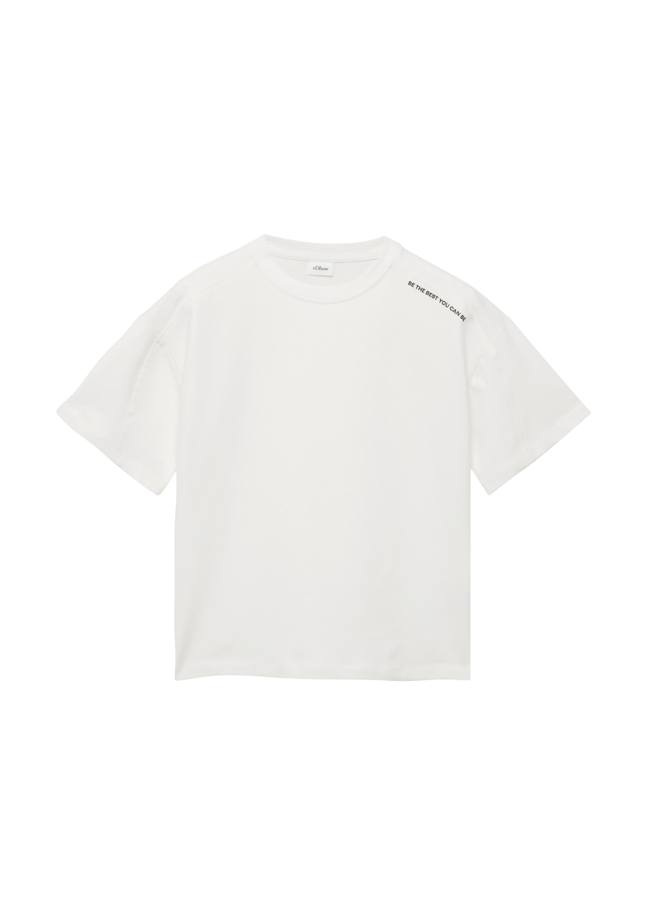 s.Oliver T-Shirt in Beige: Vorderseite