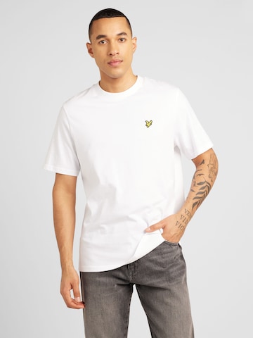 Lyle & Scott T-shirt i vit: framsida