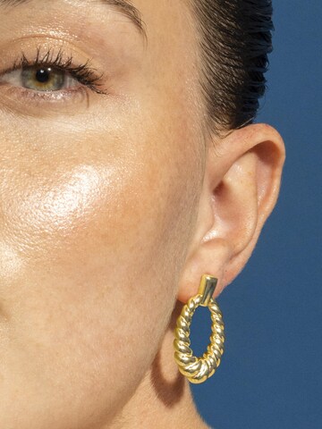 Boucles d'oreilles 'IMKRULL' Luxenter en jaune