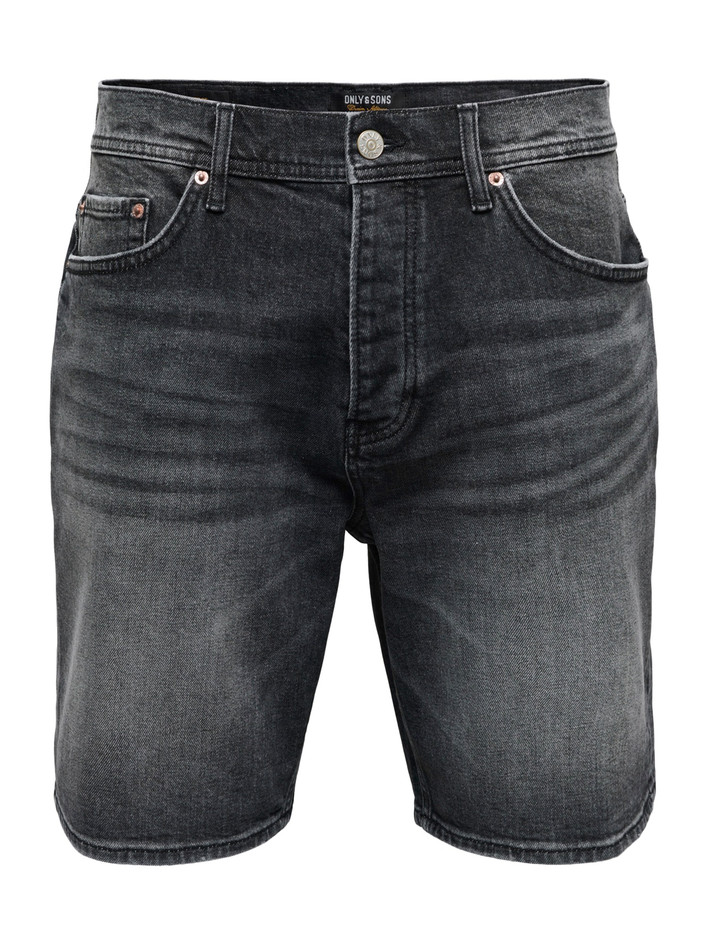 Only & Sons Farkut 'ONSEdge' värissä musta denim, Tuotenäkymä