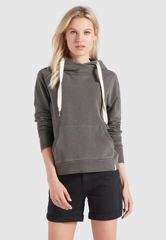 khujo Sweatshirt 'Martha' in Grey: front