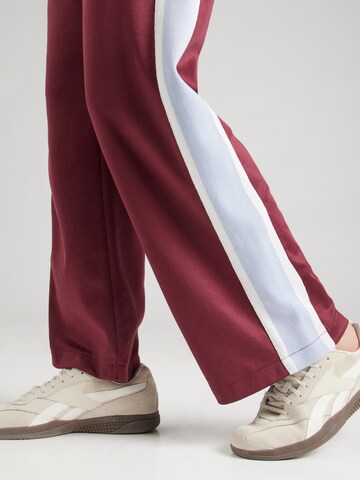 Wide leg Pantaloni de la Abercrombie & Fitch pe mov