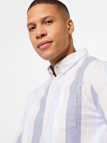 HOLLISTER Regular fit Button Up Shirt 'WEBEX' in Blue