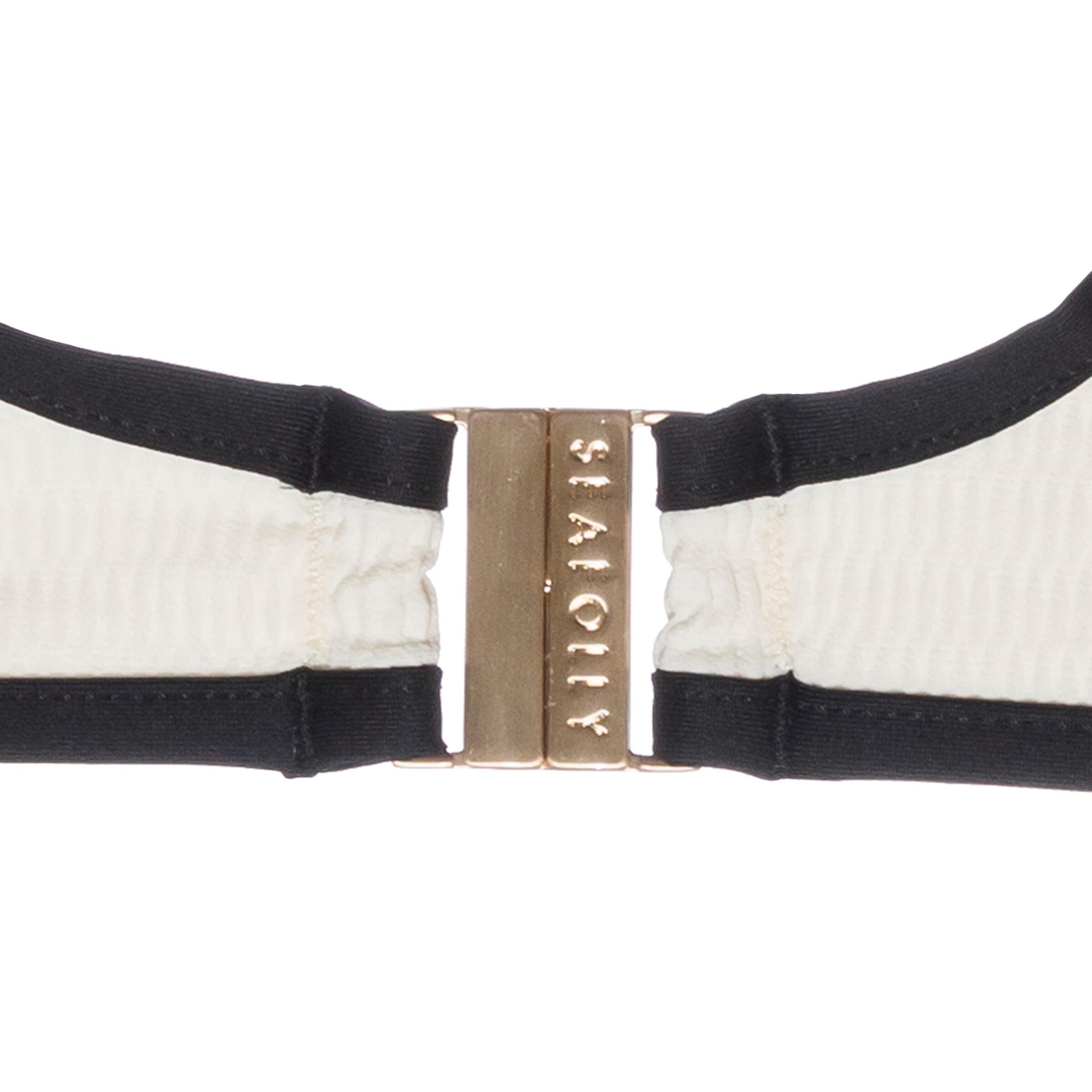 Seafolly Triangel Bikinitop 'Beach Bound' in Weiß