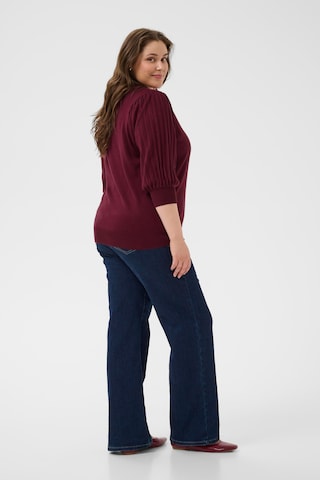 Pull-over 'Loni ' KAFFE CURVE en rouge