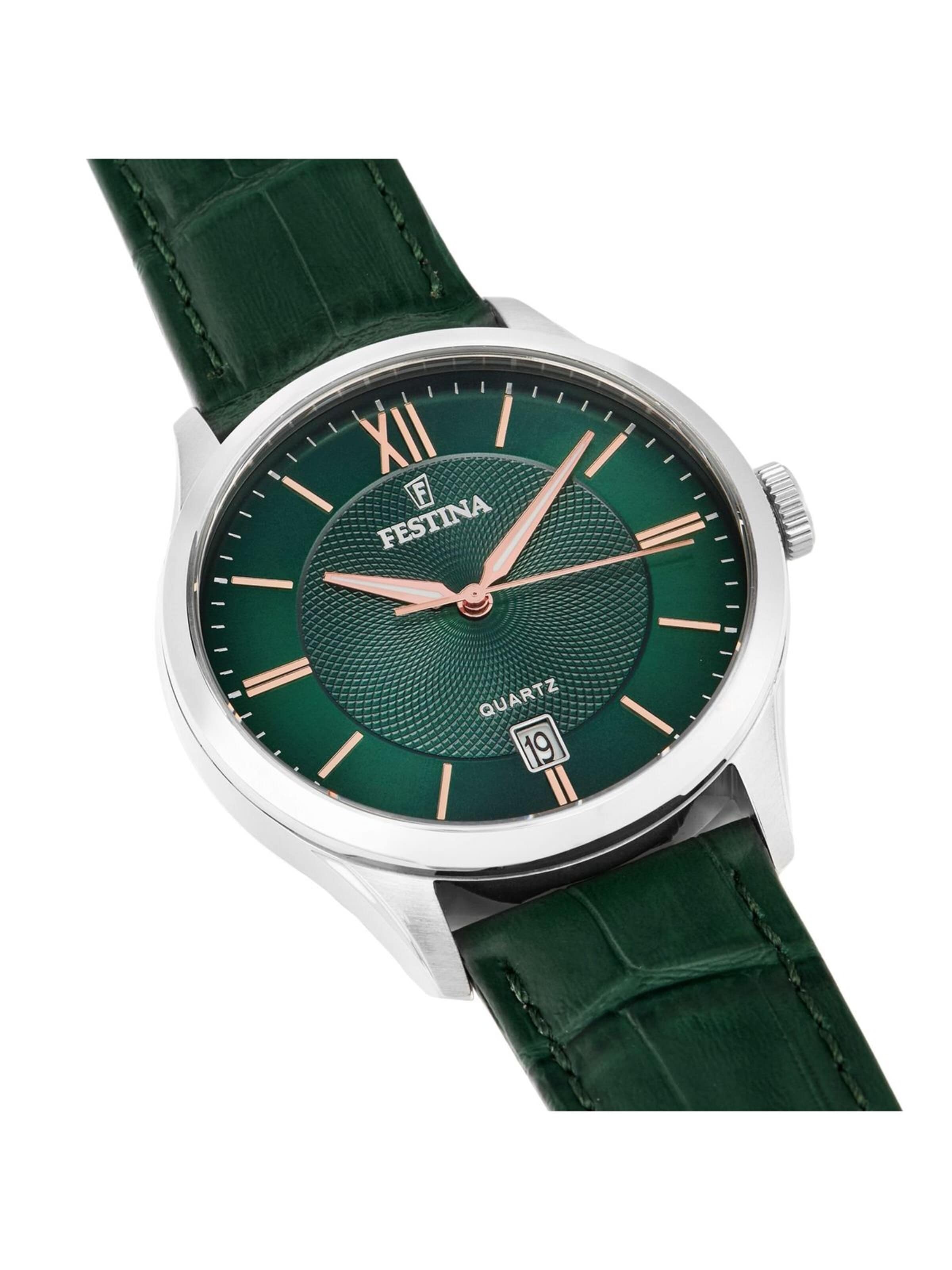 Montre à affichage analogique FESTINA en vert