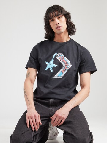 CONVERSE Póló - fekete: elől