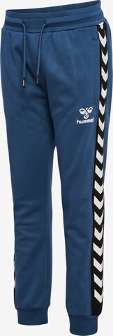 Hummel Tapered Sportbroek 'TAKAO' in Blauw