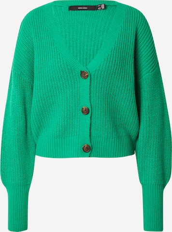 VERO MODA - Casaco de malha 'LEA' em verde: frente