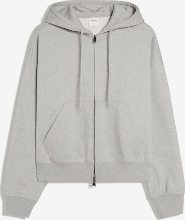 Giacca di felpa di Bershka in grigio: frontale