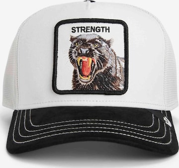 GOORIN Bros.Šilterica 'Gorra goorin bros blanca pantera suede panther trucker cap' - bijela boja: prednji dio