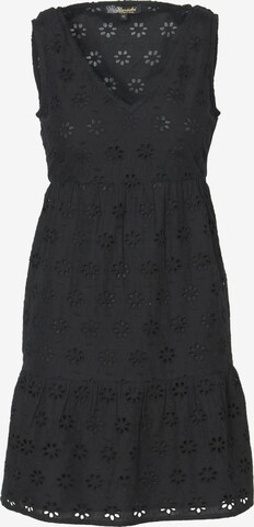 KOROSHI Letní šaty – černá: přední strana