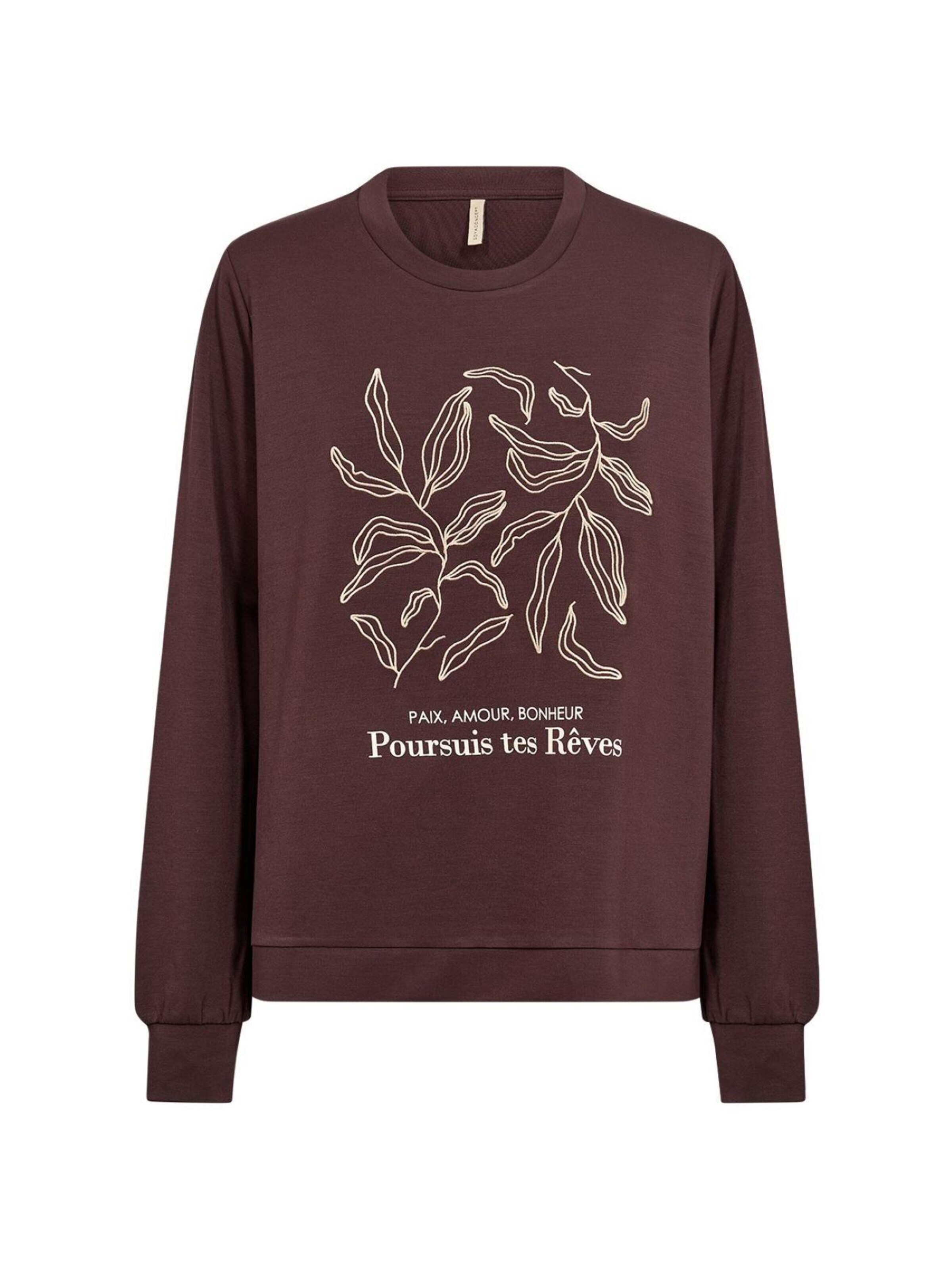 Soyaconcept Sweater 'SC-Banu 317 Chocolate sweater' in Brown: front