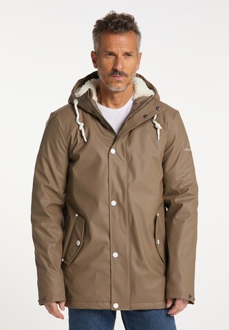 DreiMaster Maritim Performance Jacket in Brown: front