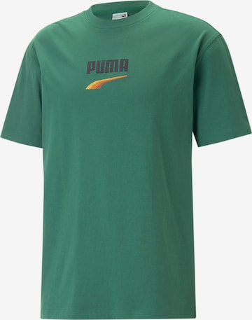 PUMA T-Shirt 'DOWNTOWN' in Grün: predná strana