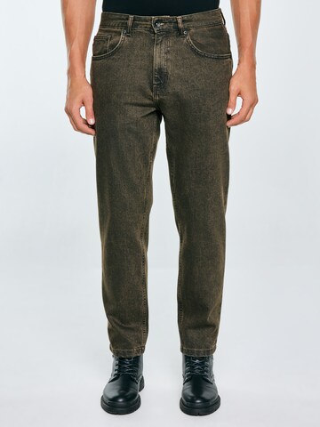Tapered Jeans 'Ates' di BIG STAR in marrone: frontale