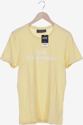 PEAK PERFORMANCE Top & Shirt in M in Yellow: front