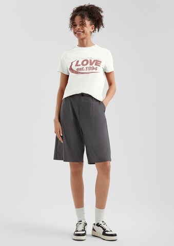 QS Shirt in Wit