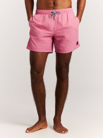 PROTEST Swimming shorts 'Faster' in Pink