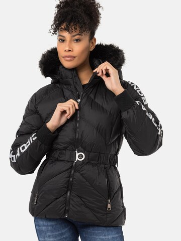 CIPO & BAXX Winterjacke in Schwarz