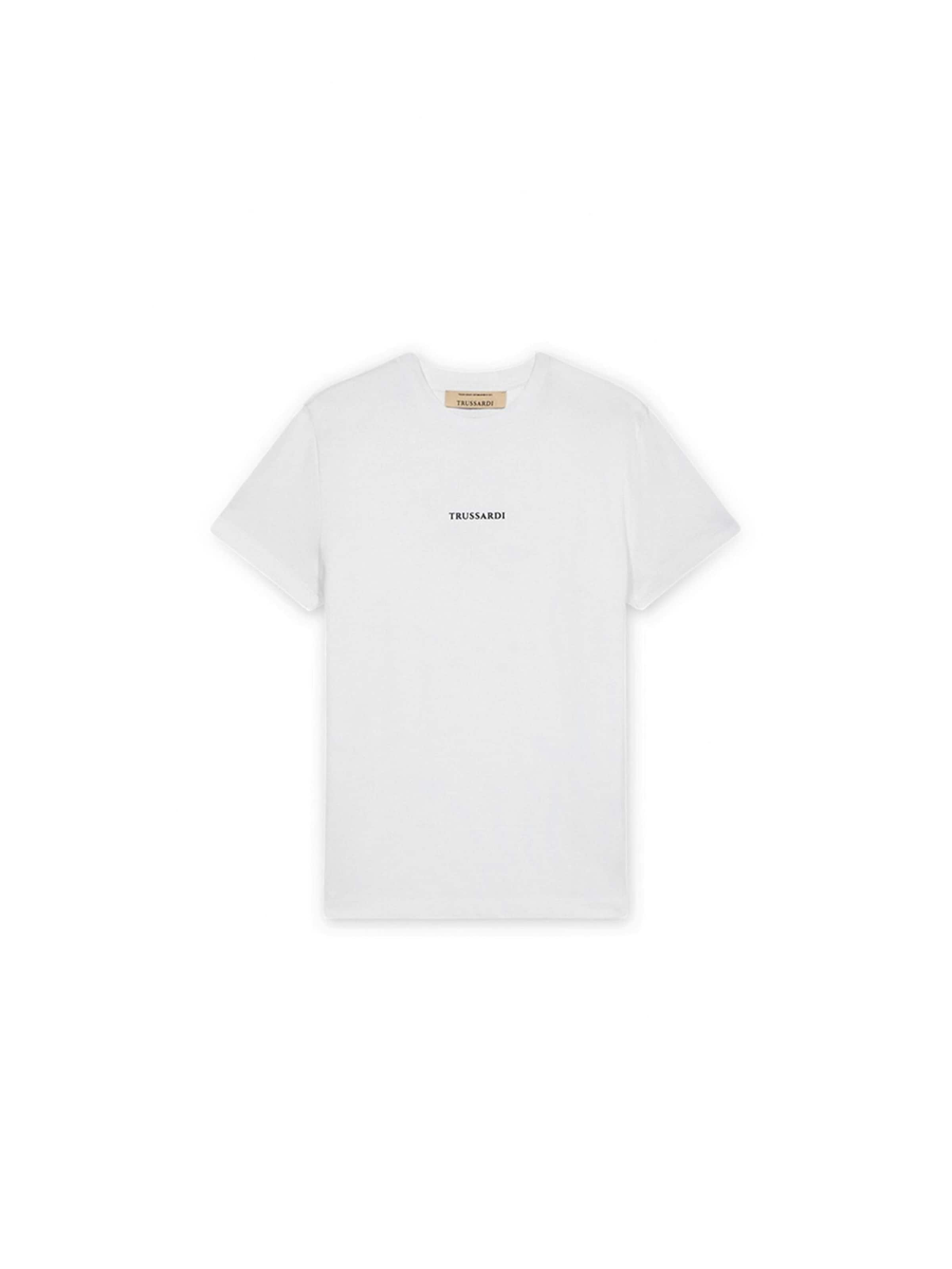 Trussardi - Camiseta de fútbol en blanco