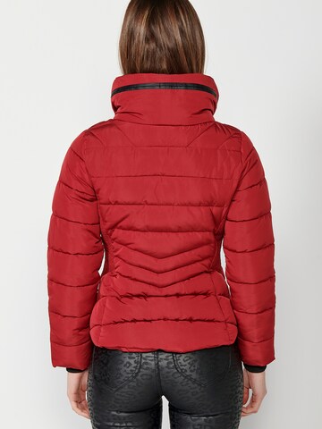 KOROSHI Between-Season Jacket in Red