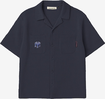 Prohibited Comfort fit Overhemd 'Côte d’Azur' in Blauw: voorkant