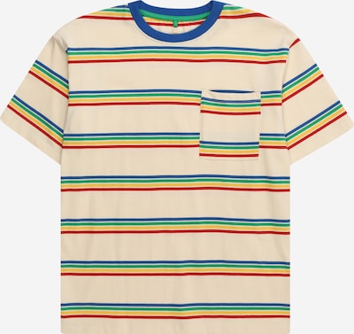 The New Camiseta 'Jamal' en beige / azul / amarillo / verde / rojo, Vista del producto