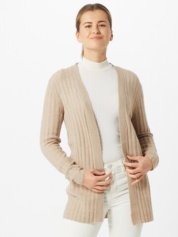 VILA Oversized vest 'Nikki' in Beige: voorkant