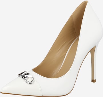 MICHAEL Michael Kors - Sapatos de salto 'PARKER' em branco: frente