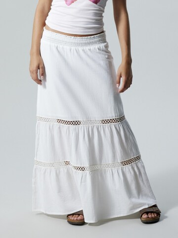 Jupe NAME IT en blanc : devant