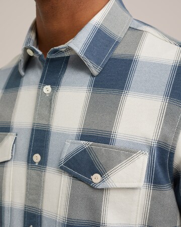 WE Fashion Regular fit Button Up Shirt in Blue