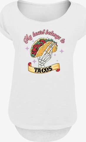 F4NT4STIC Shirt in Wit: voorkant