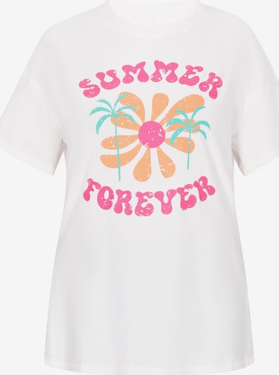 Marškinėliai 'Fashion Look' iš Gaya, spalva – turkio spalva / oranžinė / rožinė / balta, Prekių apžvalga