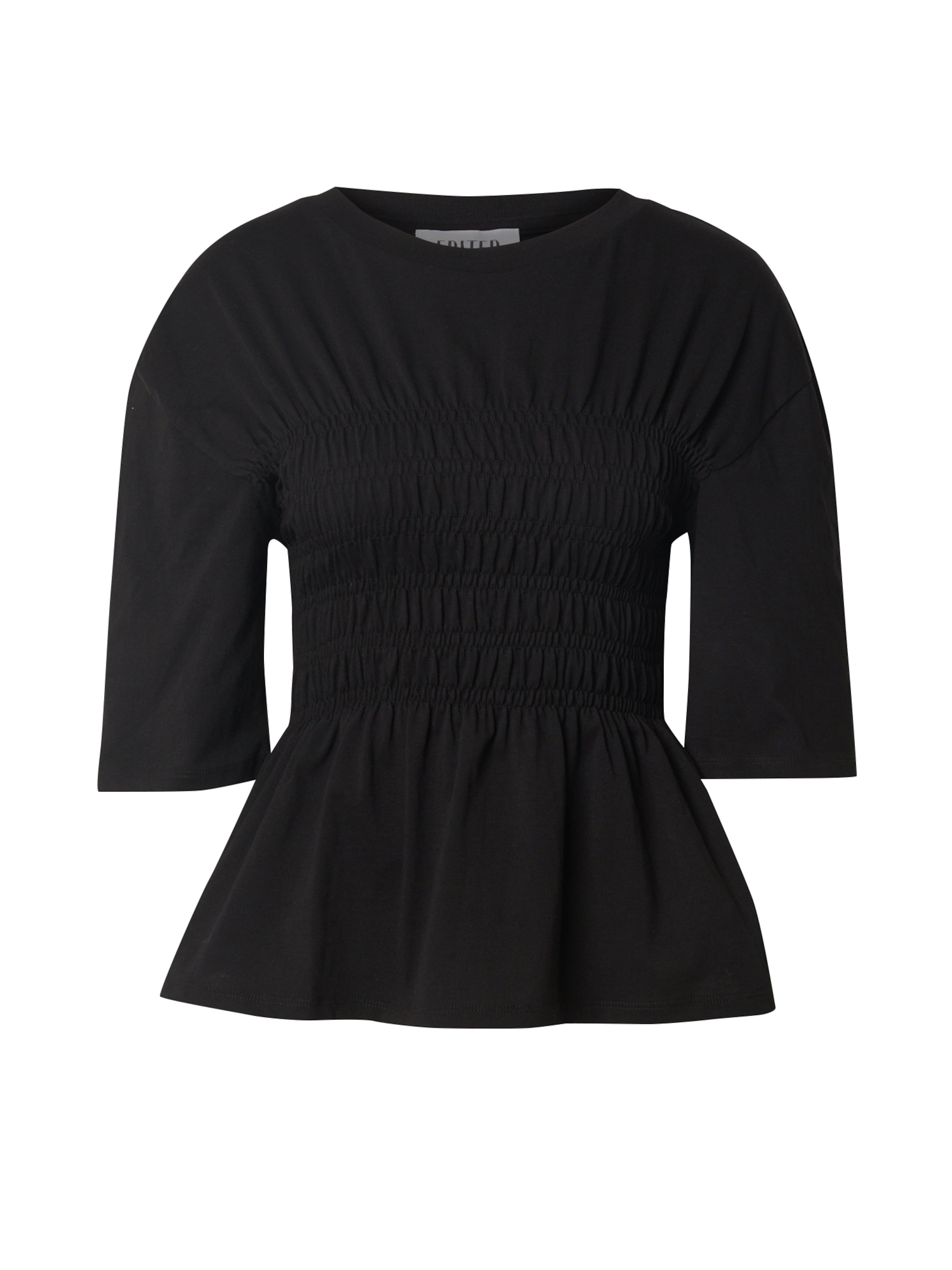 Maglietta 'Nayeli' di EDITED in nero: frontale