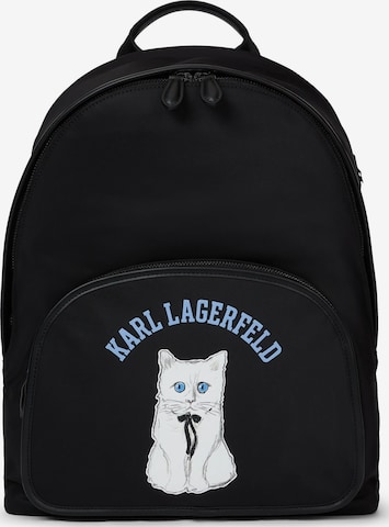 Sac à dos 'Ikon Choupette' Karl Lagerfeld en noir : devant
