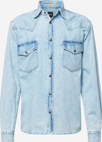 BOSS Comfort Fit Skjorta 'Lebop' i blå: framsida